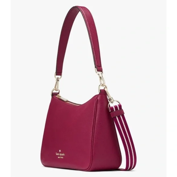 New Kate Spade Rosie Shoulder Bag Pebbled
Leather Dark Raspberry - Picture 2 of 9